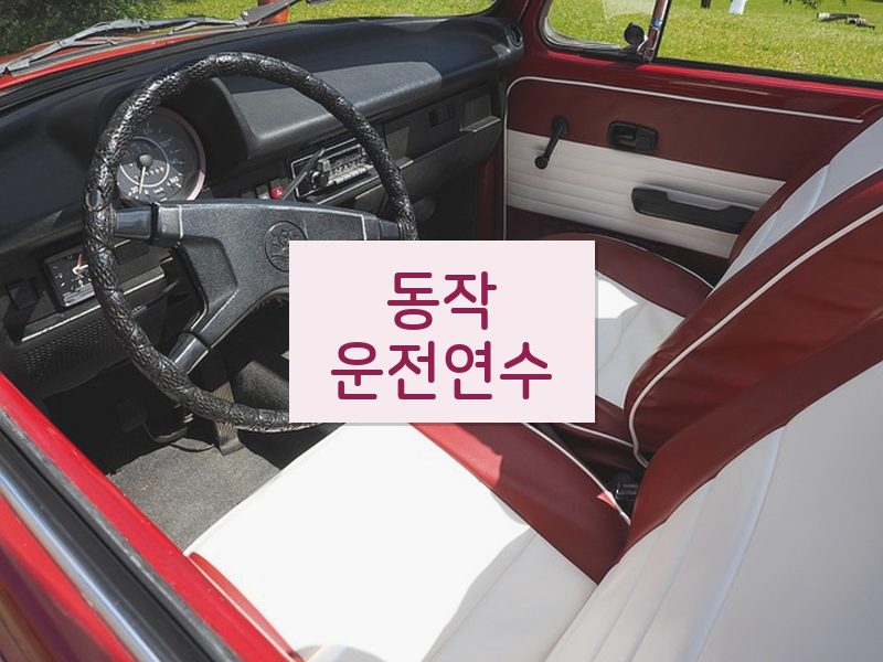 동작운전연수 후기