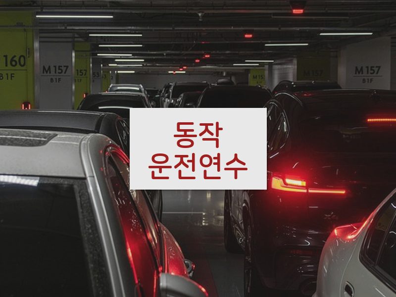 동작운전연수 후기