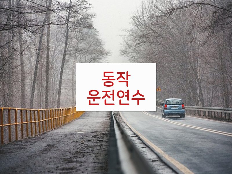 동작운전연수 후기