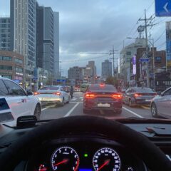 동작 고가도로 통과